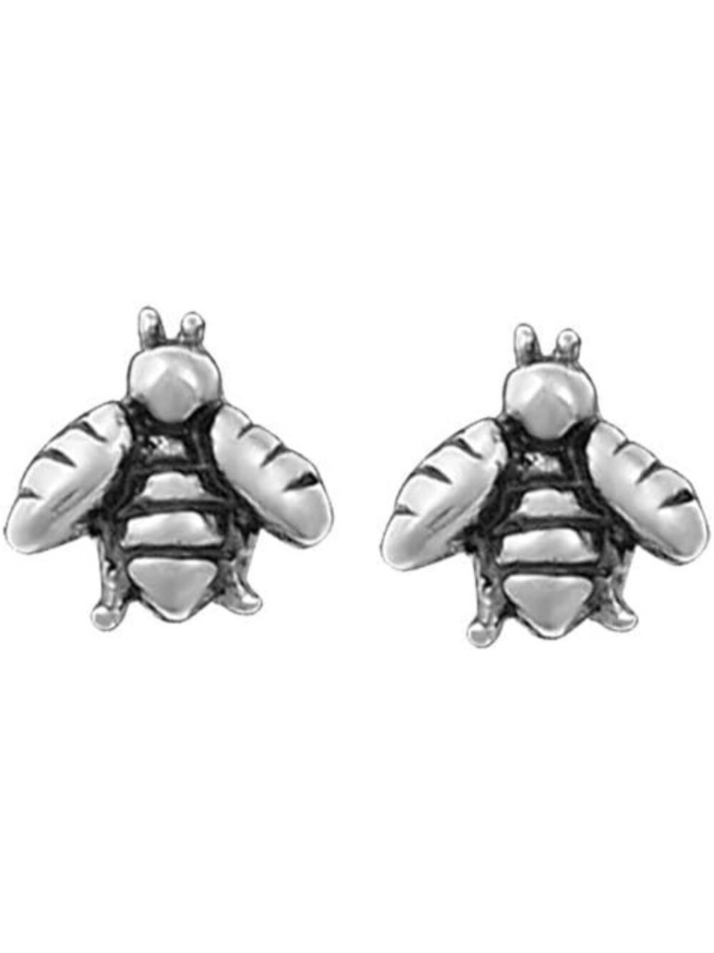 Sterling Silver Bee Stud Earrings | Cute Insect Design | Perfect Gift for Nature